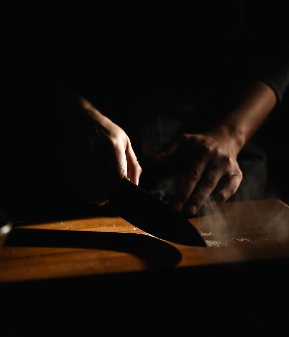Chef preparing food